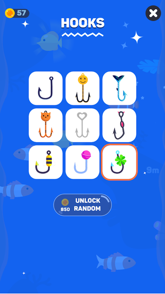 Tiny Fishing - Gameplay image of android game