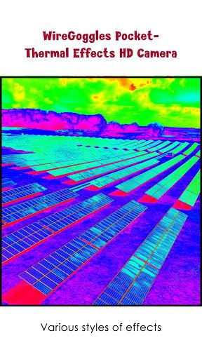 WireGoggles Thermal Effects Camera - Image screenshot of android app