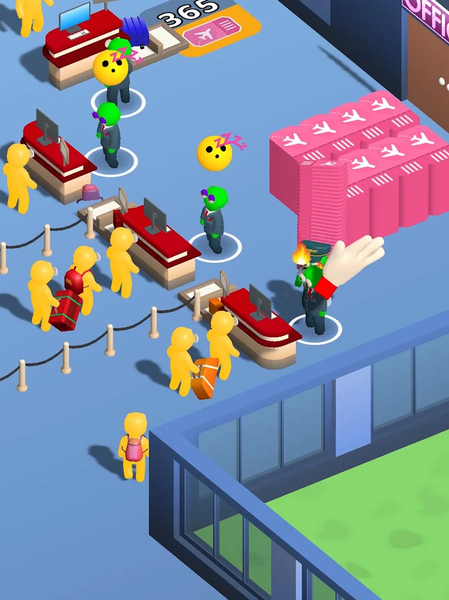 Airport Master - Plane Tycoon - Gameplay image of android game