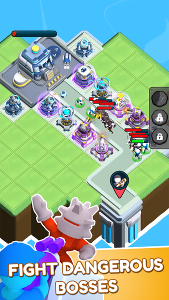 Raid Rush: Tower Defense TD - Gameplay image of android game