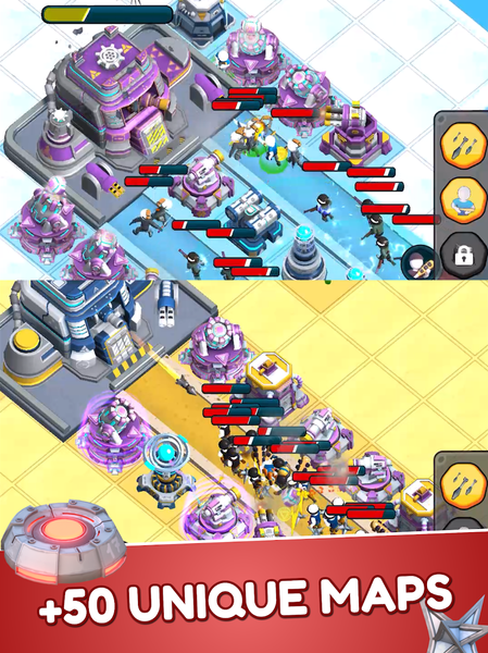 Raid Rush: Tower Defense TD - عکس بازی موبایلی اندروید