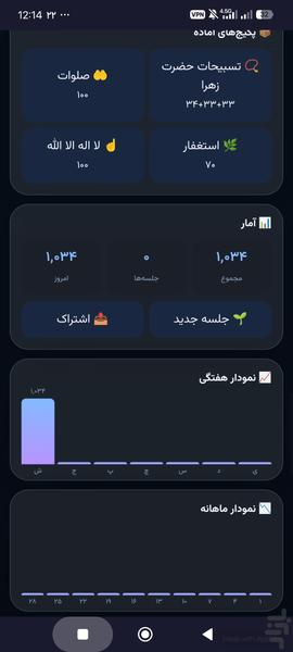 ذکرشمار هوشمند کودکان - Image screenshot of android app