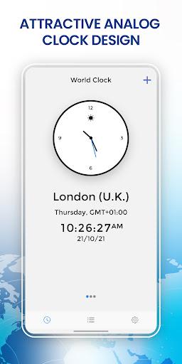 World Clock Widget - Image screenshot of android app