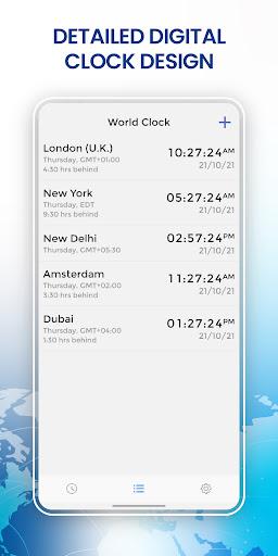World Clock Widget - Image screenshot of android app