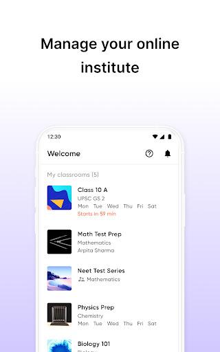 Wise - Online Teaching app - Image screenshot of android app