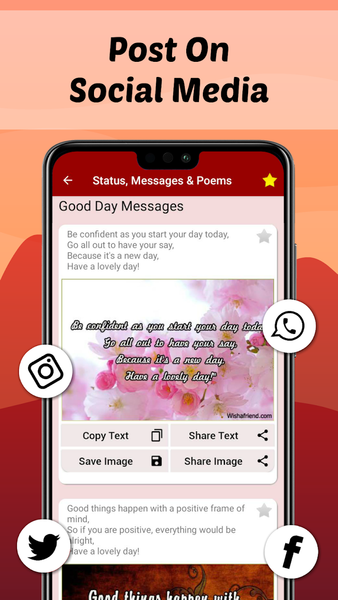 Life Poems, Quotes and Sayings - Image screenshot of android app
