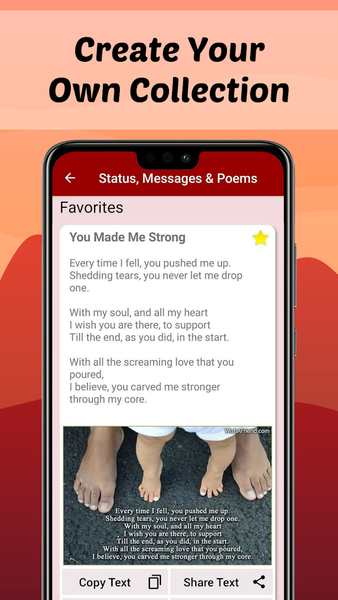 Life Poems, Quotes and Sayings - Image screenshot of android app