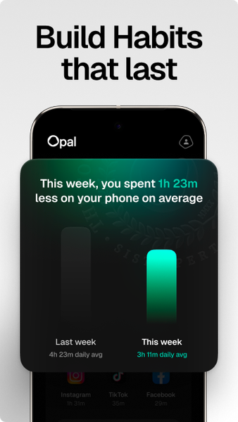 Opal Screen Time Limit & Timer - عکس برنامه موبایلی اندروید