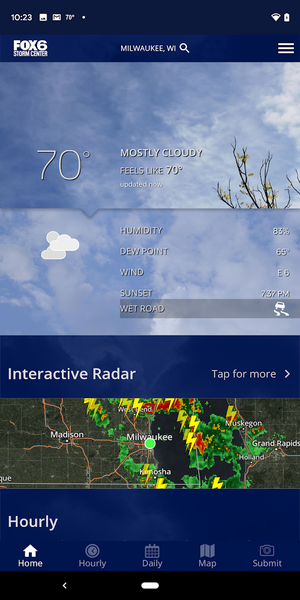 FOX6 Milwaukee: Weather - Image screenshot of android app