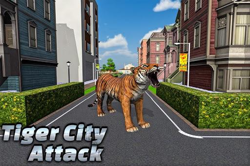 Super Tiger City Attack - Gameplay image of android game