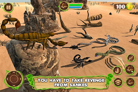 Venom Scorpion Vs Cobra Snake - Gameplay image of android game