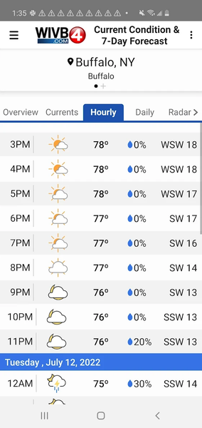4Warn Weather - Image screenshot of android app