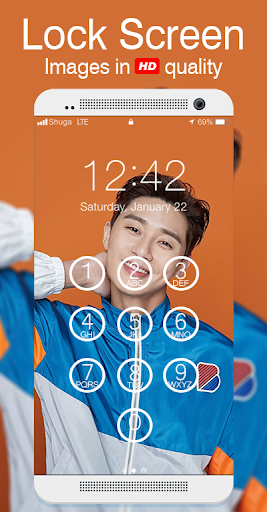 Lock Screen for Park Seo Joon - Image screenshot of android app