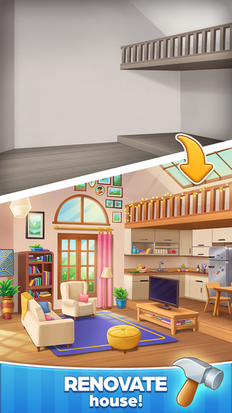 Journey Home - Merge & Stories - Gameplay image of android game