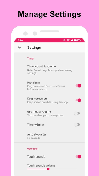 Kitchen Timer - Image screenshot of android app