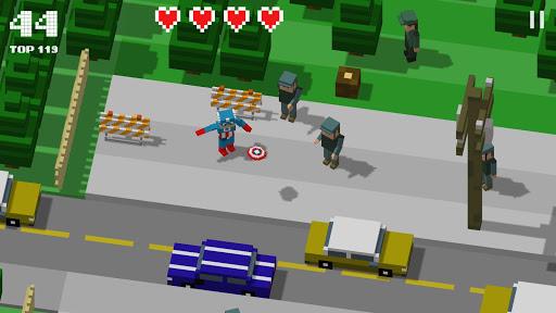 Crossy Heroes: Road Avengers - Gameplay image of android game