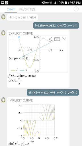 Graphing Calculator + Symbolic Math - عکس برنامه موبایلی اندروید