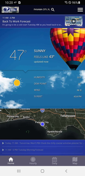WJHG Weather - Image screenshot of android app