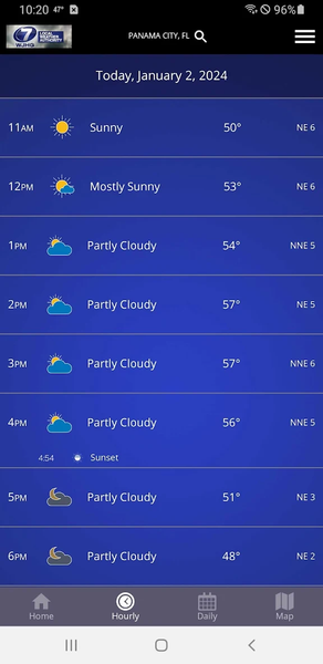 WJHG Weather - Image screenshot of android app