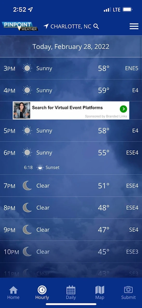 QC News Pinpoint Weather - عکس برنامه موبایلی اندروید