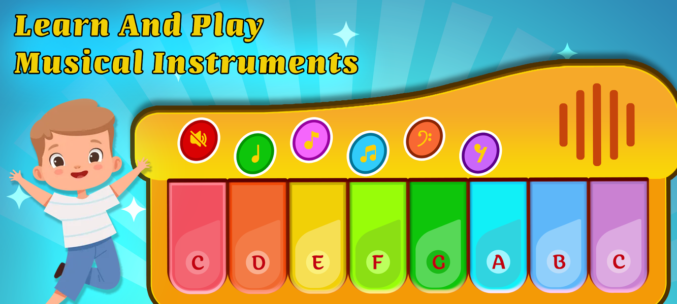 Piano Kids: Musical Adventures - عکس بازی موبایلی اندروید