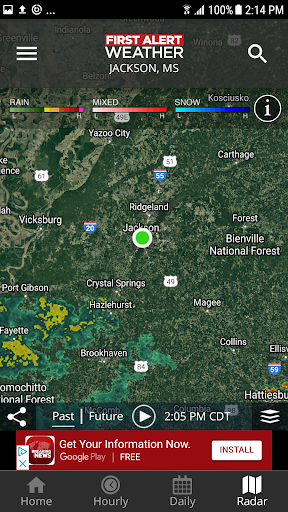 WLBT First Alert Weather - عکس برنامه موبایلی اندروید