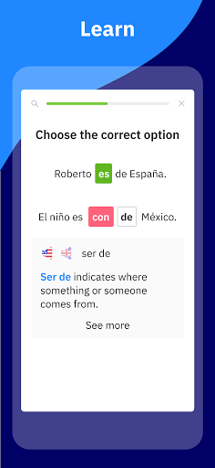 Wlingua - Learn Spanish - عکس برنامه موبایلی اندروید