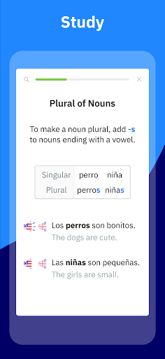 Wlingua - Learn Spanish - عکس برنامه موبایلی اندروید
