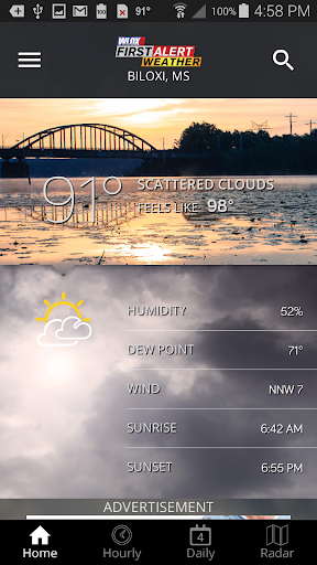 WLOX First Alert Weather - Image screenshot of android app