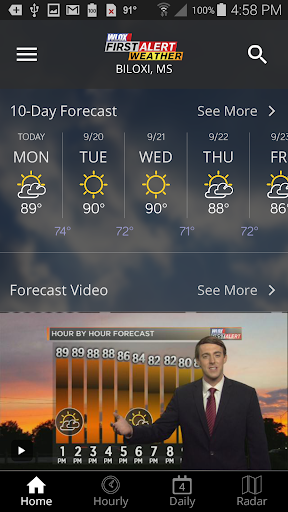 WLOX First Alert Weather - عکس برنامه موبایلی اندروید