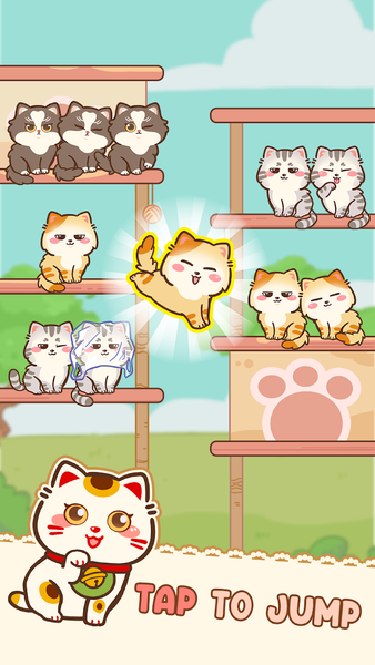Cat Sort - Tofu Garden - Gameplay image of android game