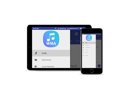 WMA Music Player - Image screenshot of android app