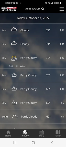 WMBF First Alert Weather - عکس برنامه موبایلی اندروید