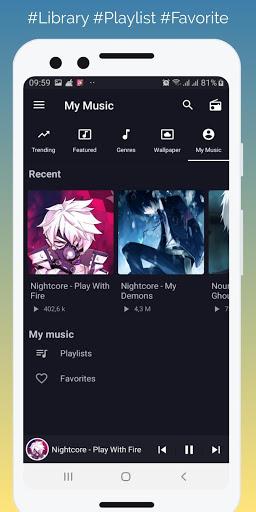 Anime Music - Mix, OST, Otaku - Image screenshot of android app