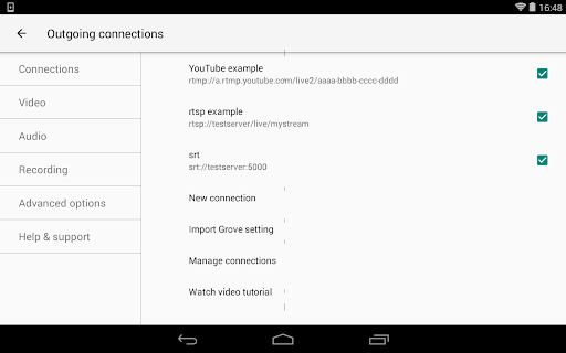 Larix Broadcaster: Live Stream - عکس برنامه موبایلی اندروید