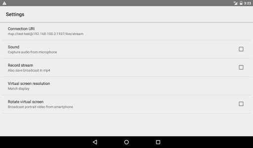 Larix Screencaster - Image screenshot of android app