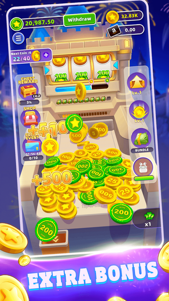 Wonder Dozer - Magic Coin - Gameplay image of android game