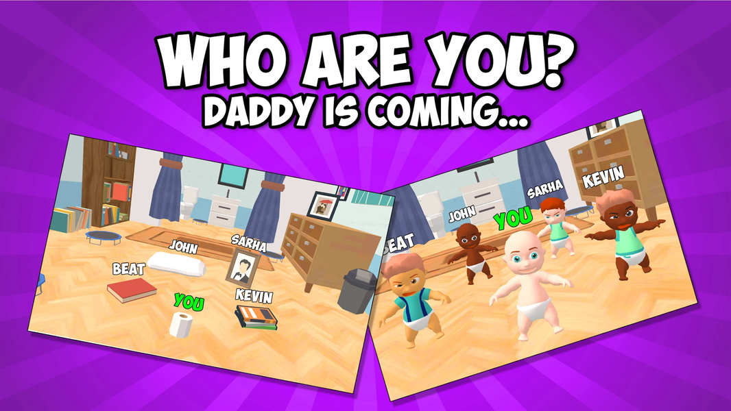 Hide and Go Seek: Daddy Escape - عکس بازی موبایلی اندروید
