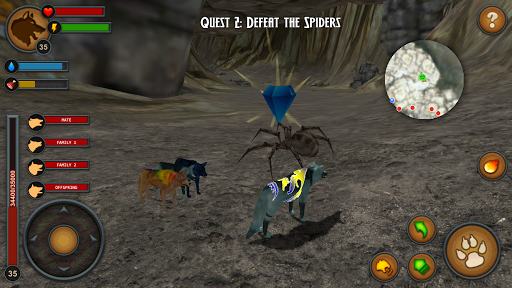 Wolves of the Forest - عکس بازی موبایلی اندروید