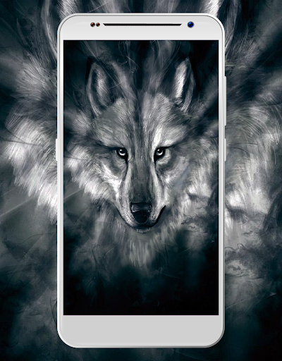 Free HD and 4K wolves wallpapers - Image screenshot of android app
