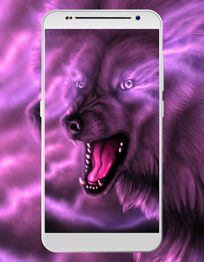 Free HD and 4K wolves wallpapers - Image screenshot of android app