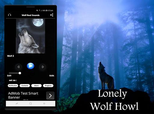 Wolf Sounds Ringtones - Image screenshot of android app