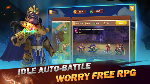 AFK Heroes: Idle Arena - Peak Battle - عکس بازی موبایلی اندروید
