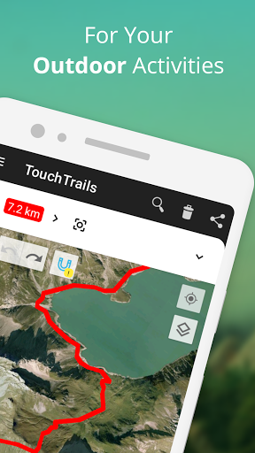 TouchTrails: Route Planner - عکس برنامه موبایلی اندروید