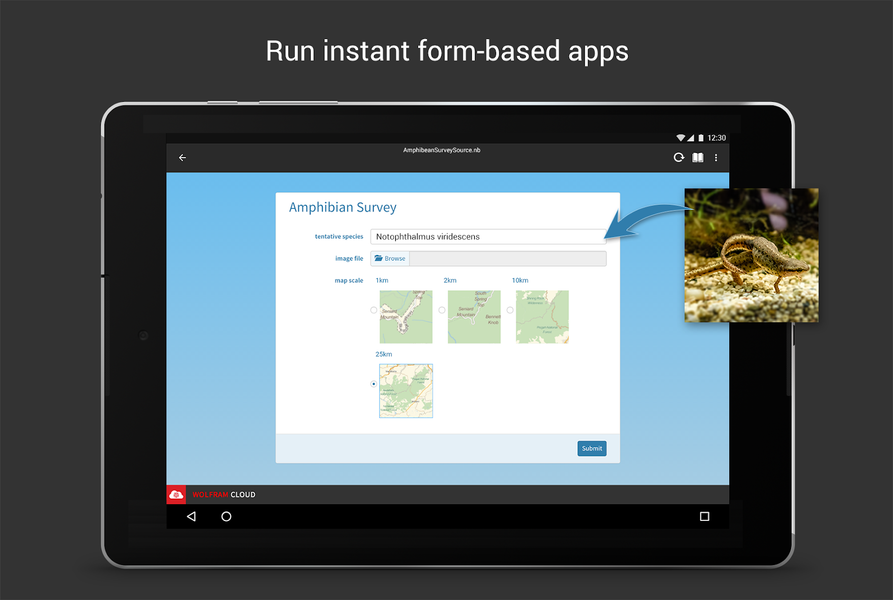 Wolfram Cloud - عکس برنامه موبایلی اندروید