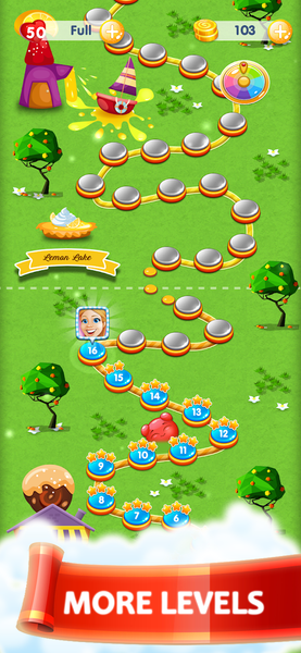 Kitten Diaries - Match Game - Gameplay image of android game