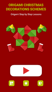 Origami Christmas Decorations - عکس برنامه موبایلی اندروید
