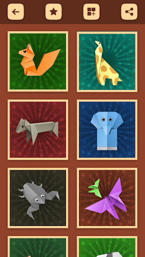 Origami Animal Schemes - Image screenshot of android app