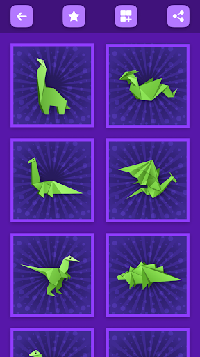 Origami Dinosaurs And Dragons - عکس برنامه موبایلی اندروید