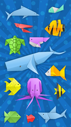 Origami Fishes From Paper - Image screenshot of android app